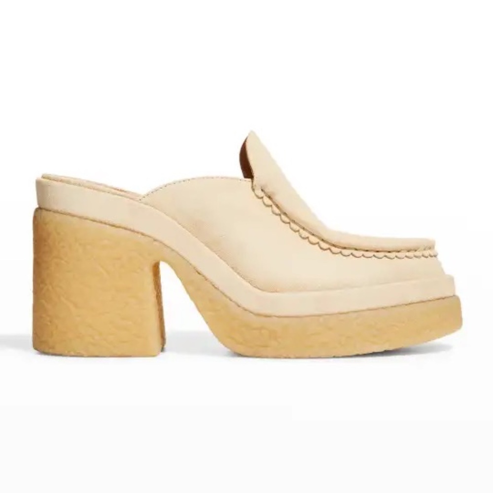 CHLOE Jamie Clog TAN SUEDE